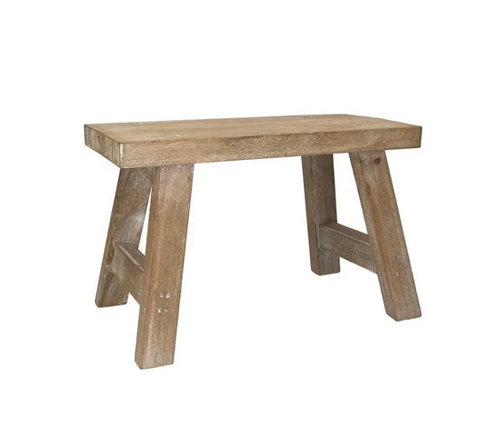 Small Fir Wood Decorative Stool