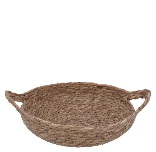 Natural Woven Bowl with Handles