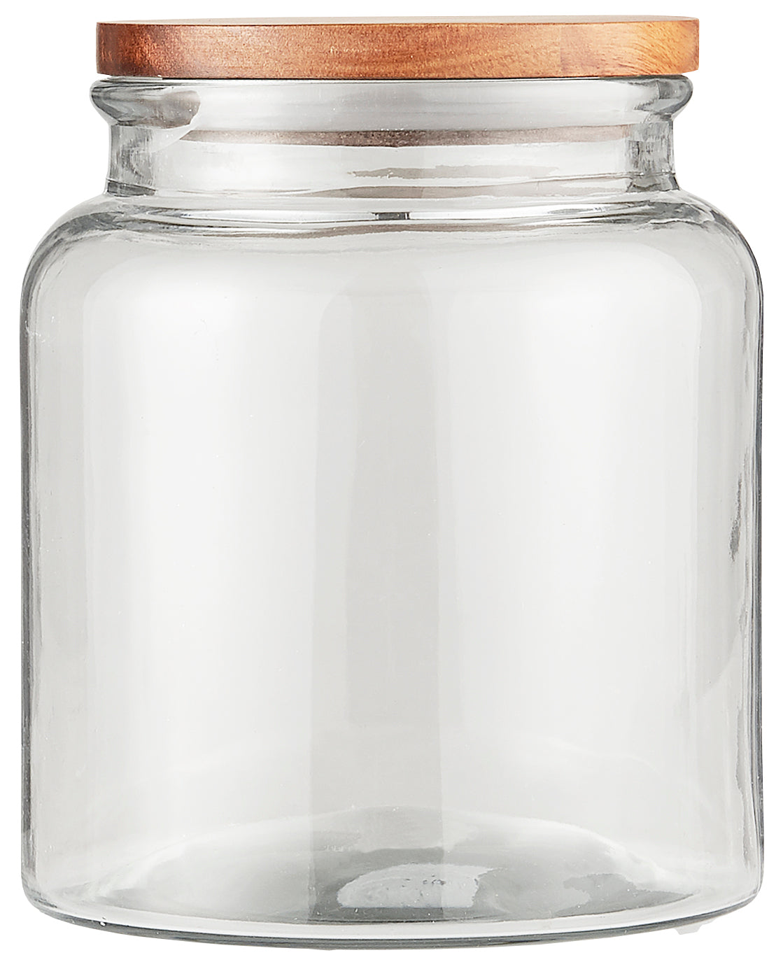 Glass Jar with Wooden Lid - 2 sizes