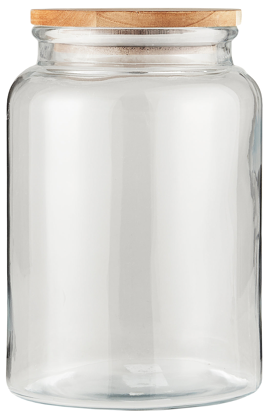 Glass Jar with Wooden Lid - 2 sizes