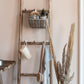 Rustic ladder with 12 hooks