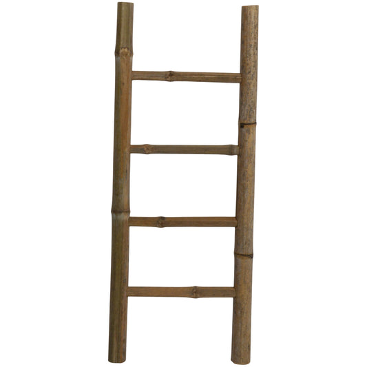 Bamboo Display Ladder With 4 Rungs