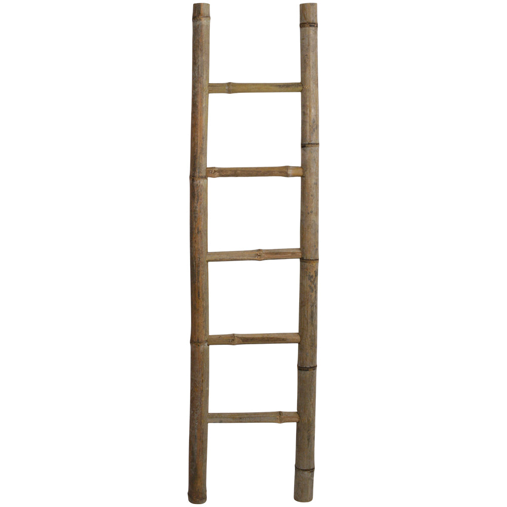 Bamboo Display Ladder with 5 Rungs